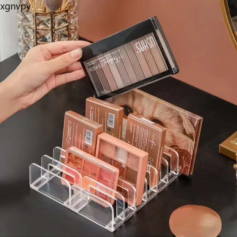 xgnvpy New Eyeshadow Palette Organizer Eyepowder Storage Tray Cosmetics Rack Makeup Tools Compartment Holder Women's Makeup makeup organizer makeup storage box cosmetic storage box