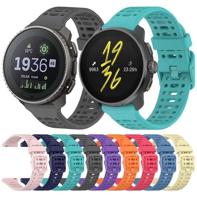 Cinturino Di Ricambio In Silicone Per SUUNTO 3 Fitness - Braccialetto Sportivo 20mm - Foto 2