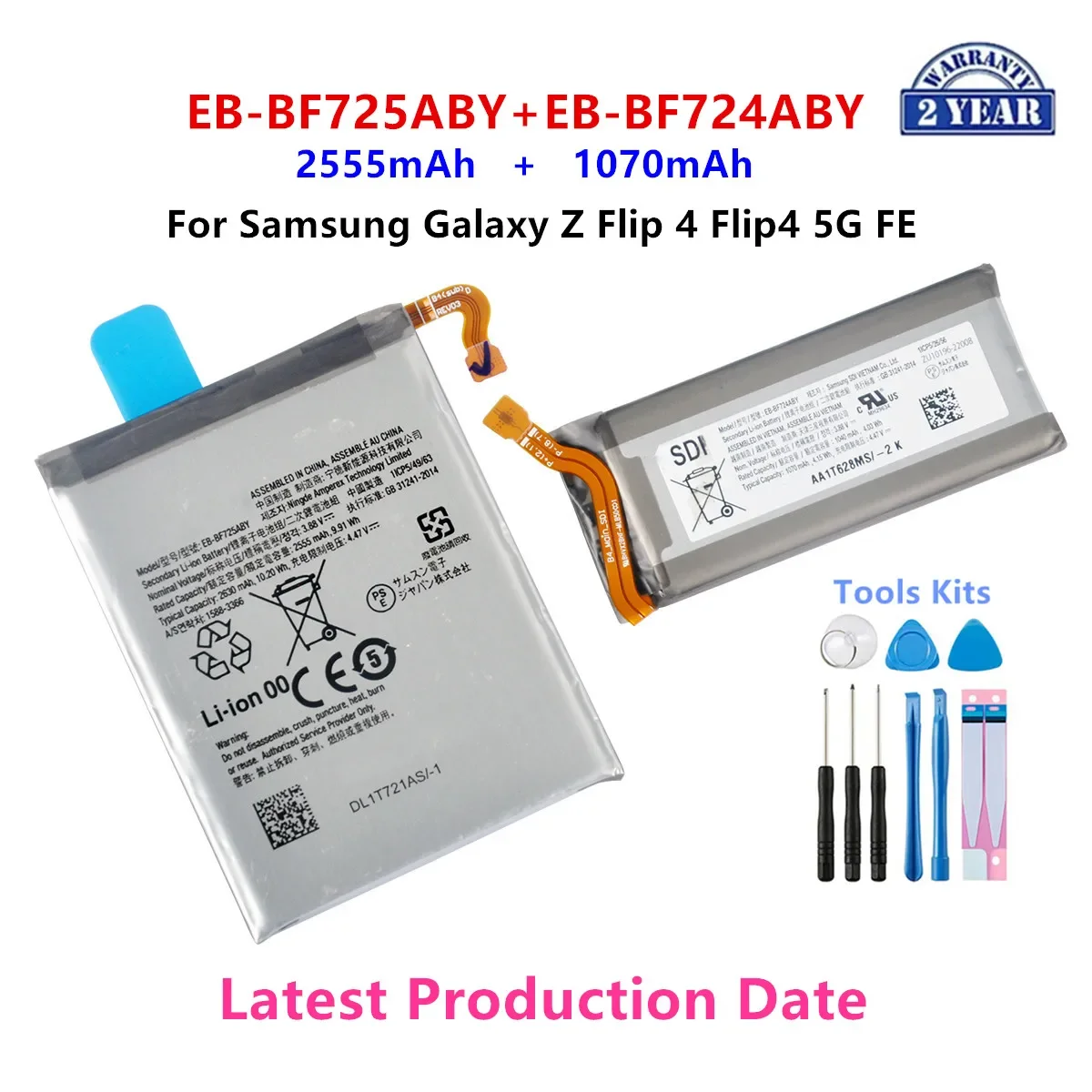 

Совершенно новый аккумулятор для Samsung Galaxy Z Flip 4 Flip4 SM-F7210