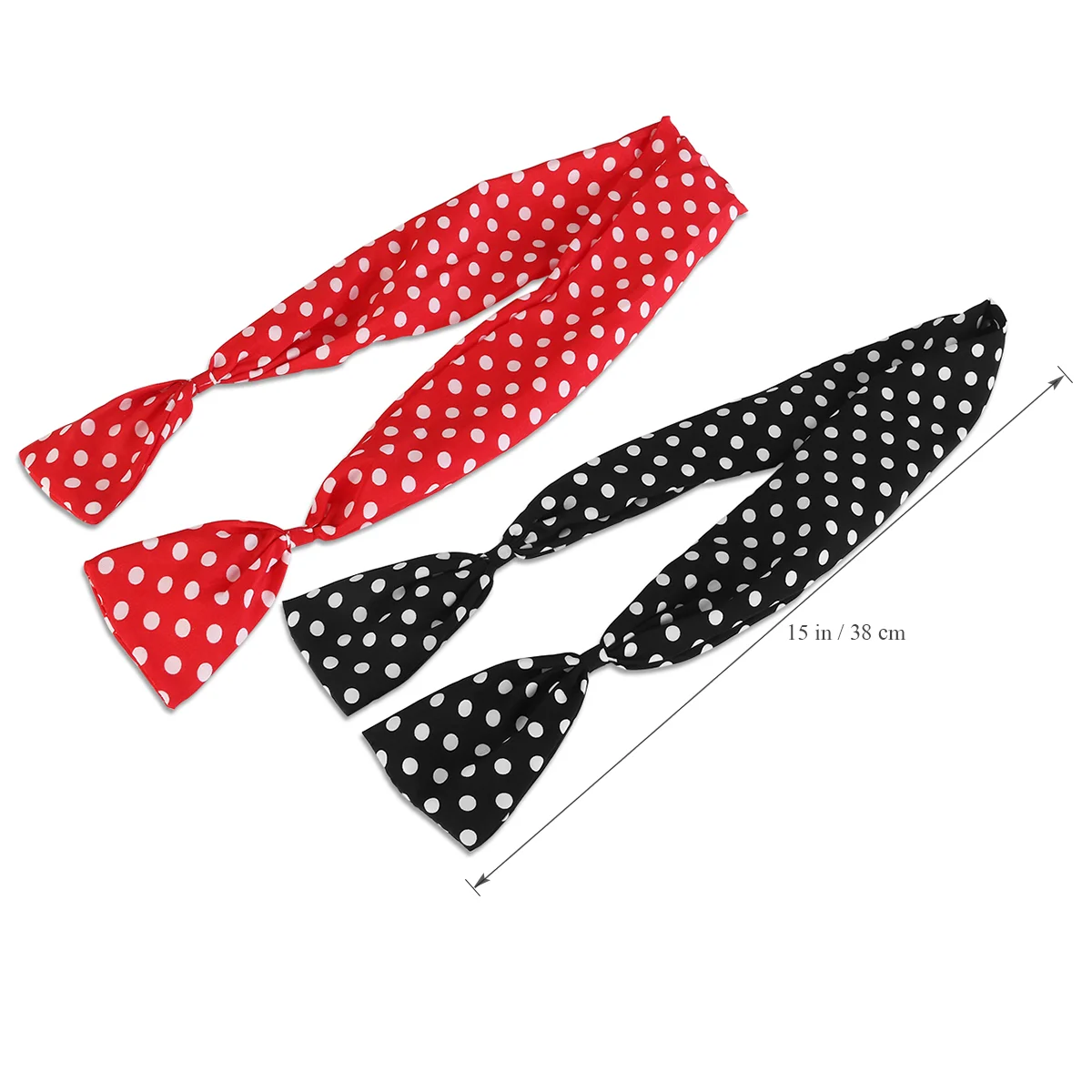 Hair Handkerchiefs for Women Scrunchies Girls Rockabilly Band Bands Accessory Korean Version 3