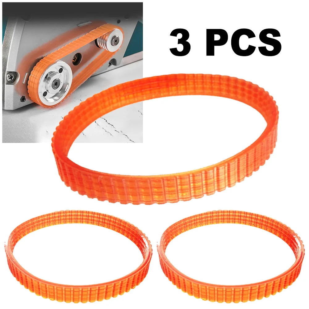 3pcs Electric Planer Drive Belt Girth 238mm Width 9.6mm For 1900B 225007 N1923B Smooth Transmission Crack Resistance