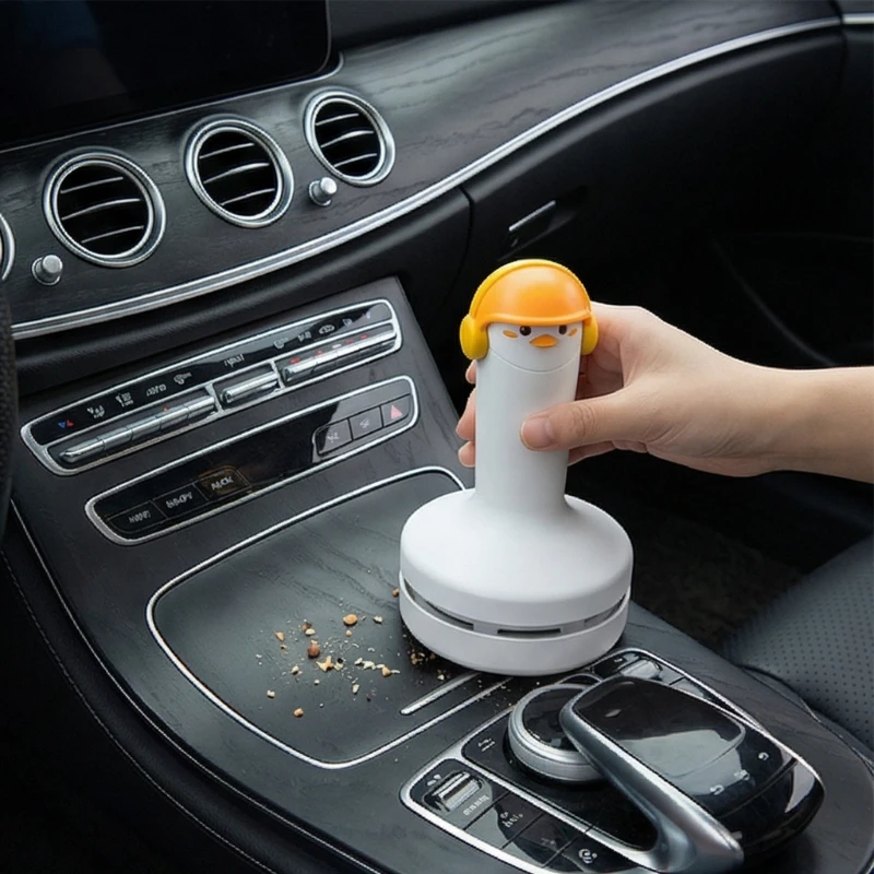 휴대용 무선 데스크탑 진공 청소기 키보드 탁상 종이 스크랩 청소를위한 경량 미니 진공 청소기