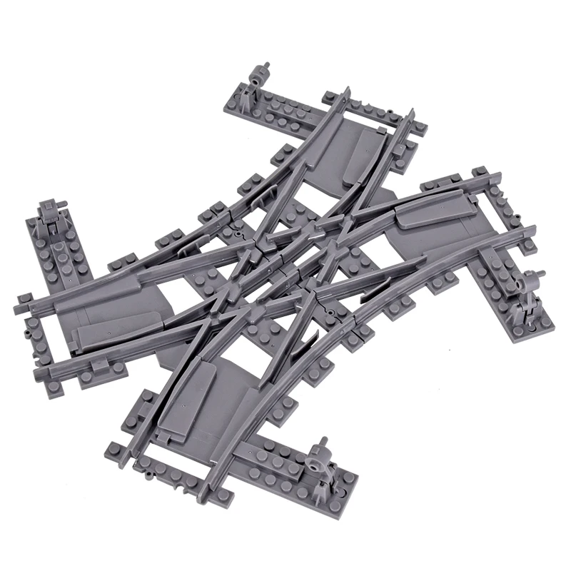 City Trains Tracks Building Blocks For Kid