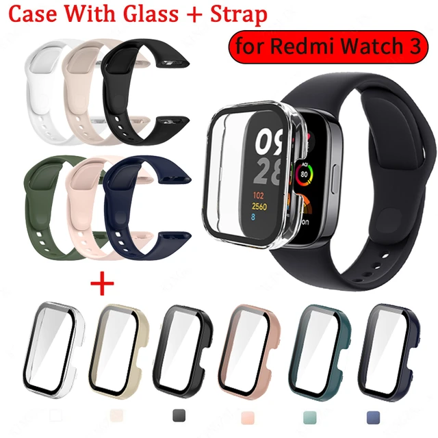 Full Cover Case for Xiaomi Redmi Watch 3 / 2 Lite 4 Watch3 Active  Protective Cover Red