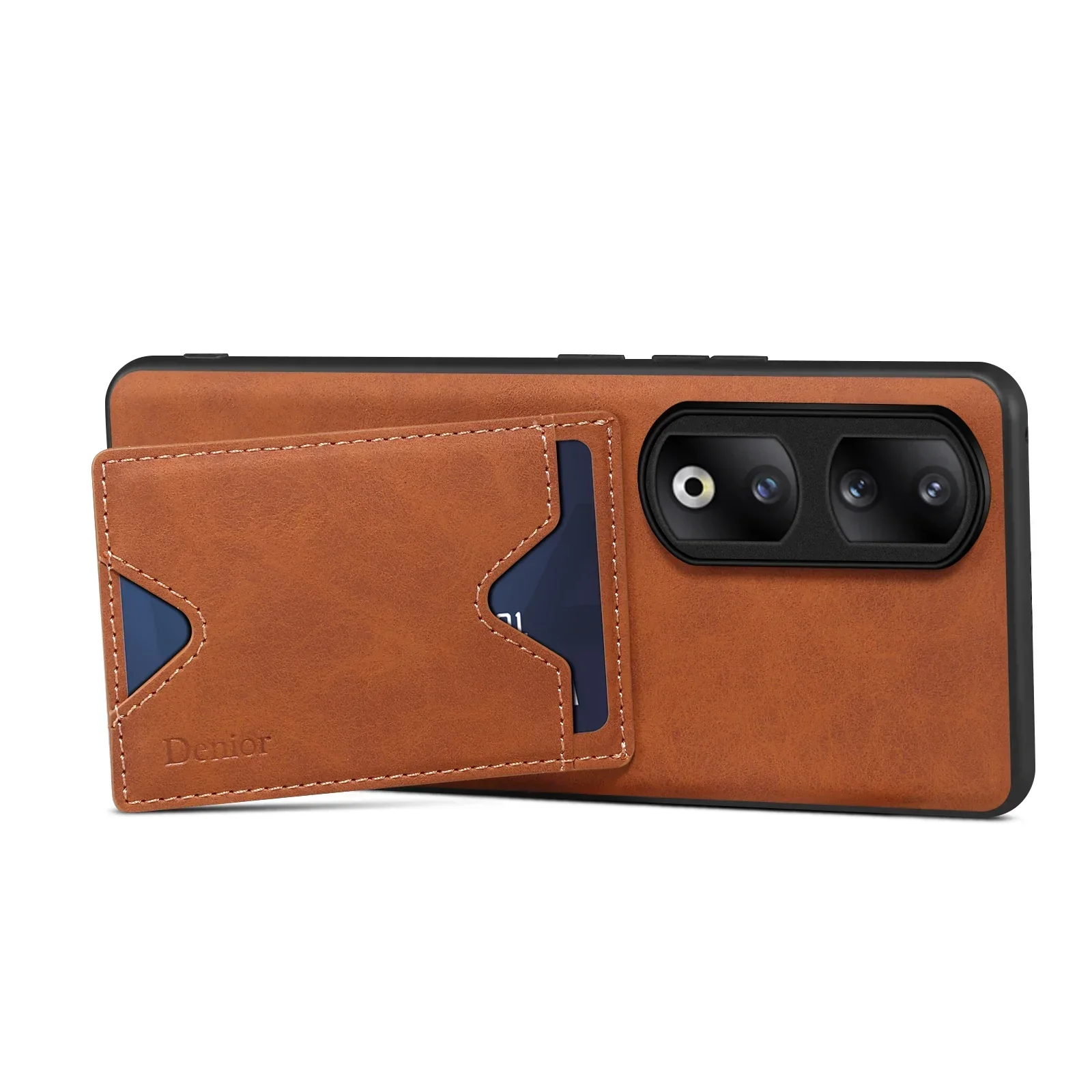 Luxury Shockproof PU Leather Wallet Phone Case with Card Holder and Stand Cover