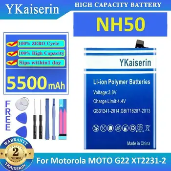 Batteria per telefono cellulare ecologica NH50 5500Mah ad alta compatibilità per Motorola Moto G22 XT2231-2