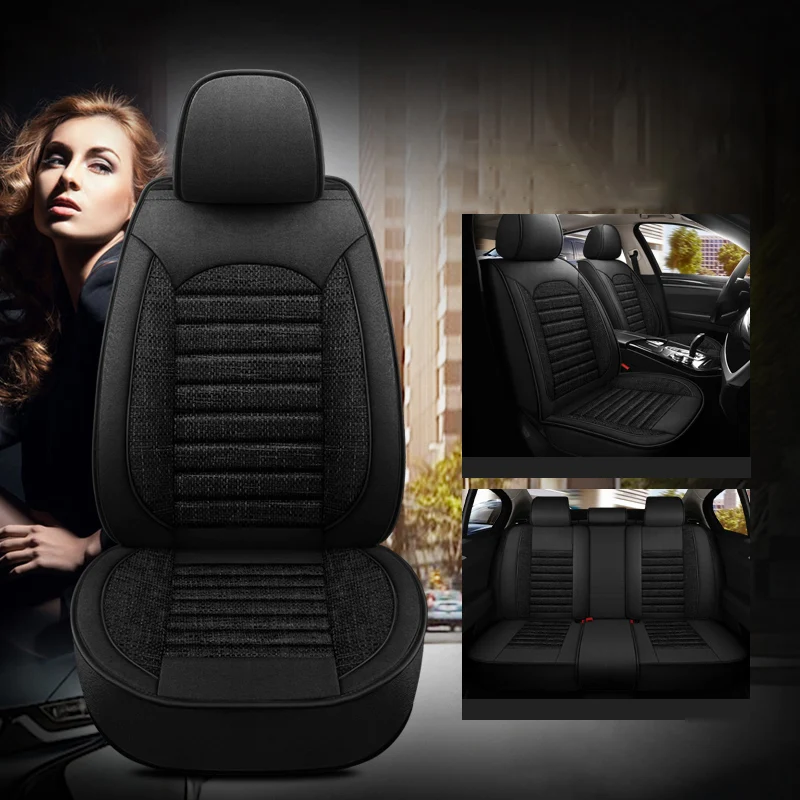 

Car Seat Covers Full Set Universal For Toyota Aygo Avensis T25 Corolla Yaris Rav4 Prius Camry Estima Tacoma Auto Accessories