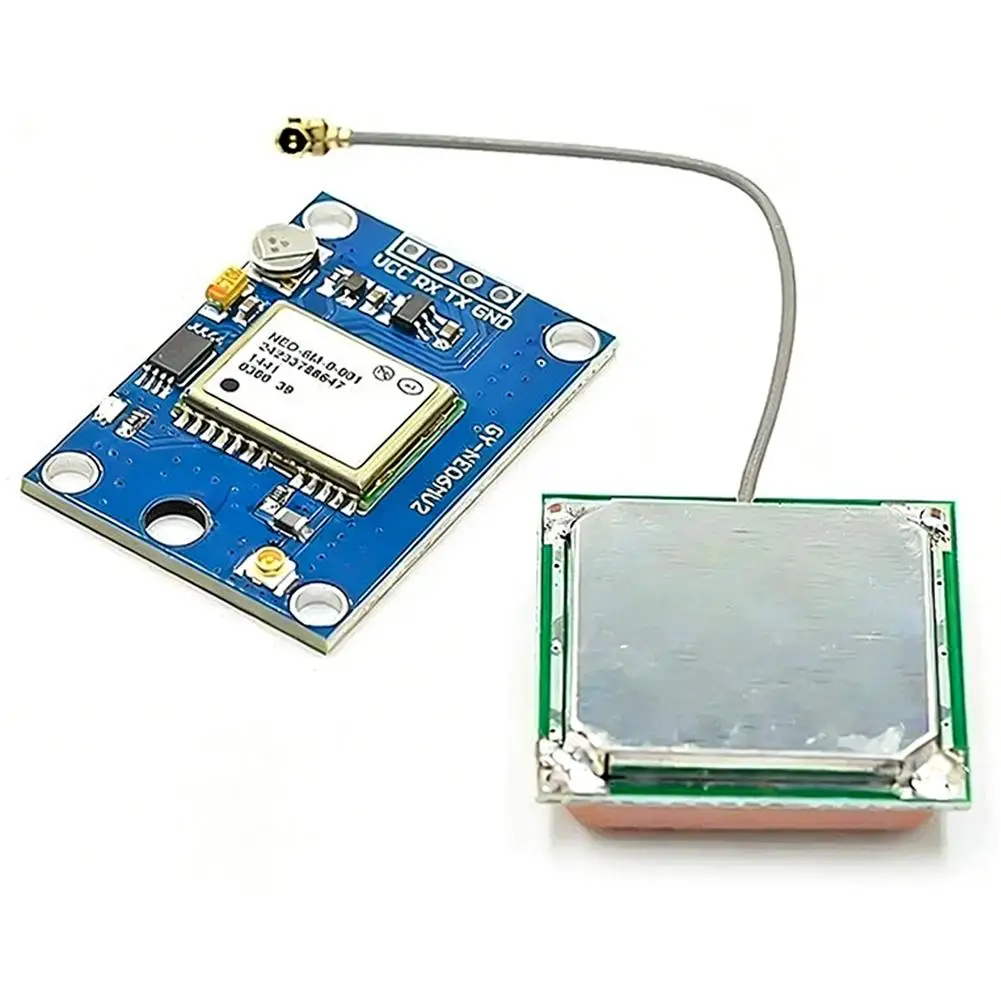 Arduino APM2.5 MWC 비행 제어 DIY 프로젝트용 대형 안테나 및 EEPROM이 포함된 GY-NEO6MV2 GPS 모듈