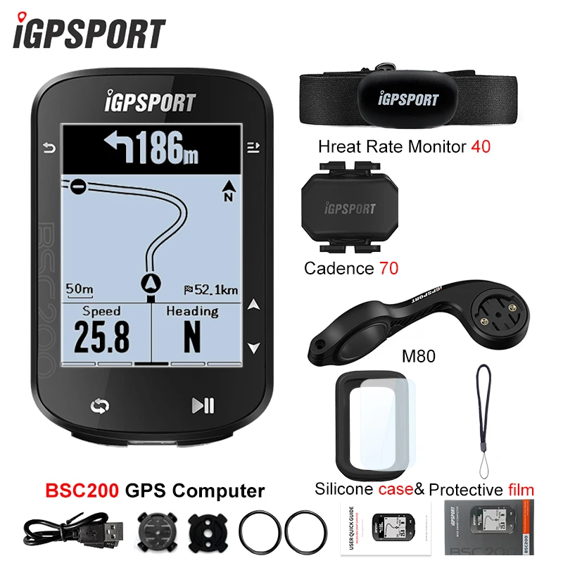 iGPSPORT BSC200 サイクリングコンピュータ スマートGPSサイクルコンピュータ