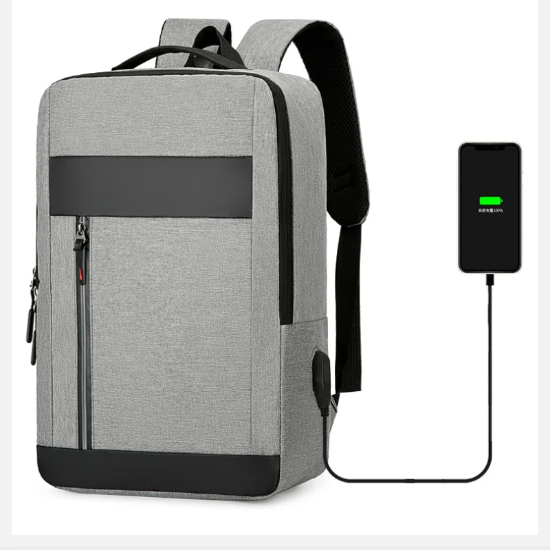 Men's Waterproof Backpack USB School Backpack 15.6 Inch Laptop Backpack Male Book Bag Bagpacks Men Stylish Back Pack 2