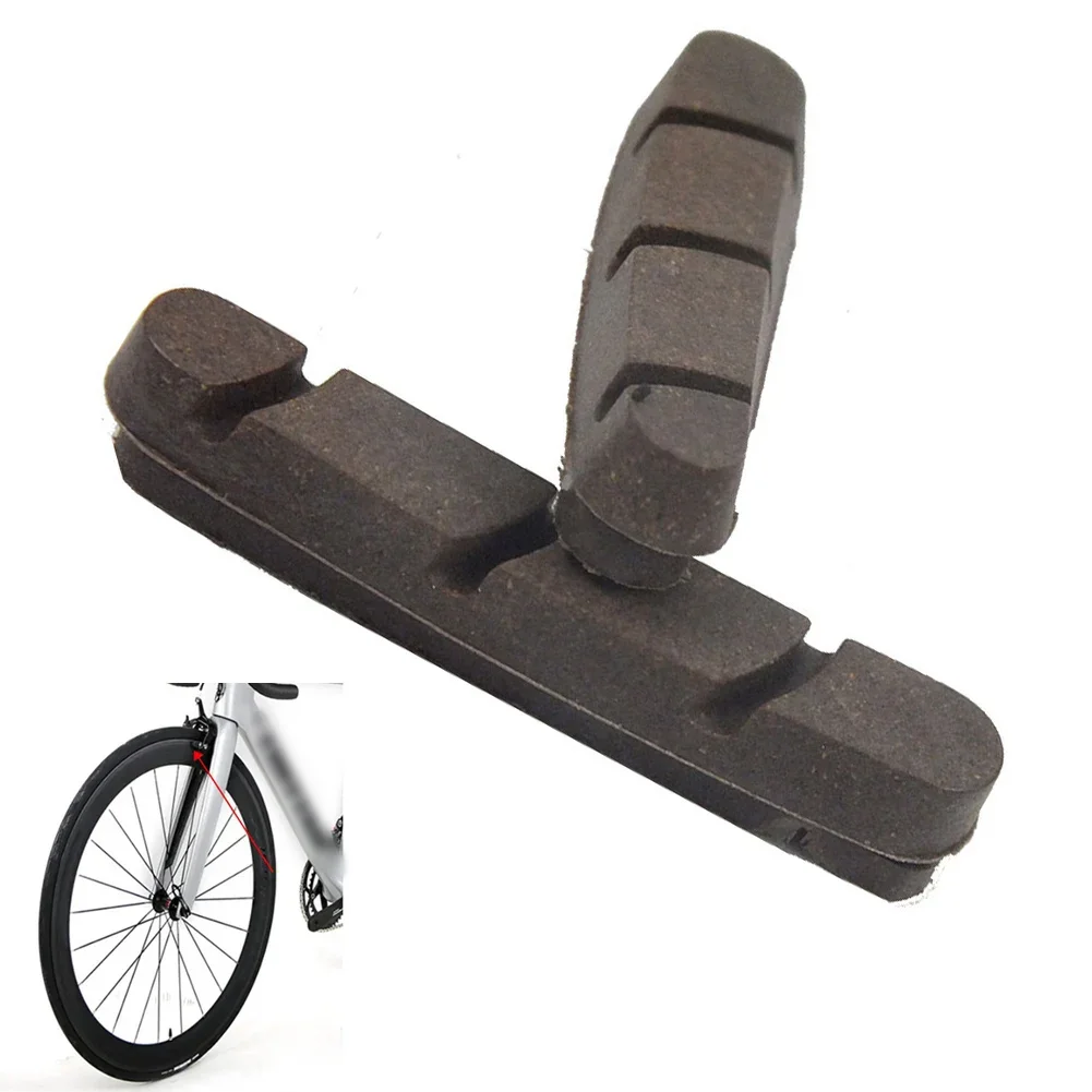 

1 Pair Bicycle Road Brake Pads Rubber 54.5mm For-Shimano Carbon Fiber Rim Wheel Frame Bicycle Components Brake Pads Parts