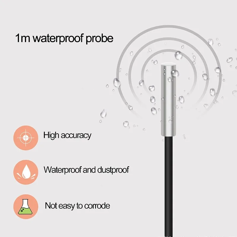Waterproof Digital Thermometer Probe For Aquarium Fish Tank