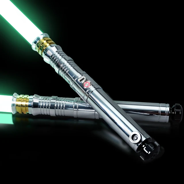 DamienSaber Darth Revan's Lightsaber Metal Hilt Force Heavy Dueling Infinite Color Changing Sensitive Smooth Swing Blaster 1