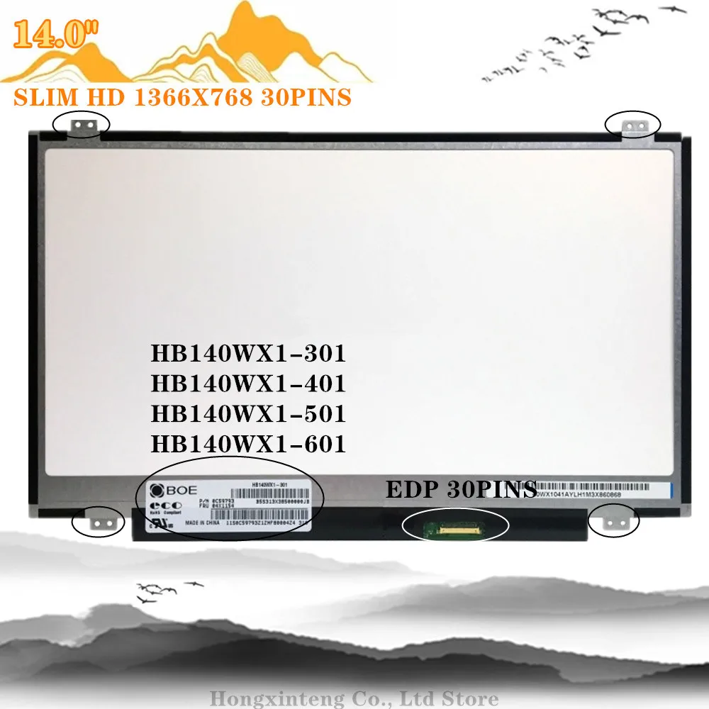 Slim Edp 14.0 1366x768 Nt140whm-n31 Fit Nt140whm-n41 N140bge-ea3 E43 Eb2 B140xtnagulha Hb140wx1301 Lp140wh8 tp a1 - Imagem 4