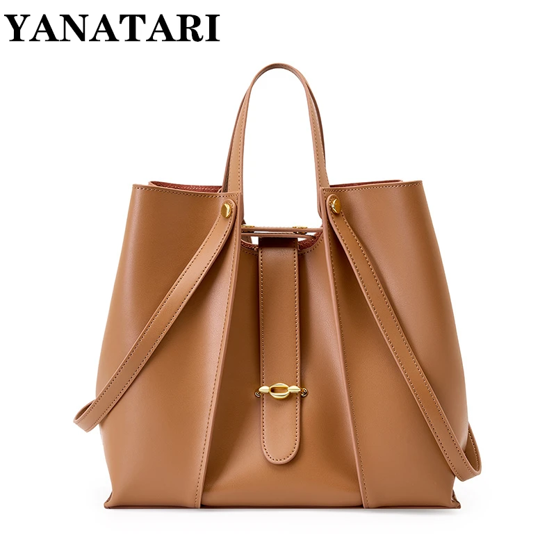 Luxury woman Shoulder bag soft leather large capacity square fashion