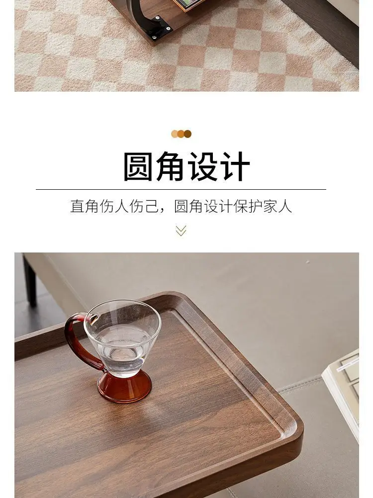 2 Tier U-Shaped Movable Desk C-Shaped Design Coffee Table Side Rack 17 2 Tier U-Shaped Movable Desk C-Shaped Design Coffee Table Side Rack