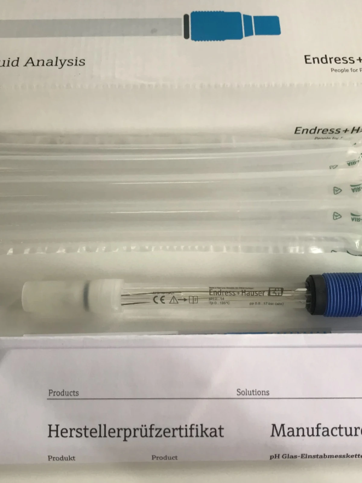 

German E+H Enders house probe CPS11D-7BT2G digital PH electrode CPS11D-7BA2G in stock.