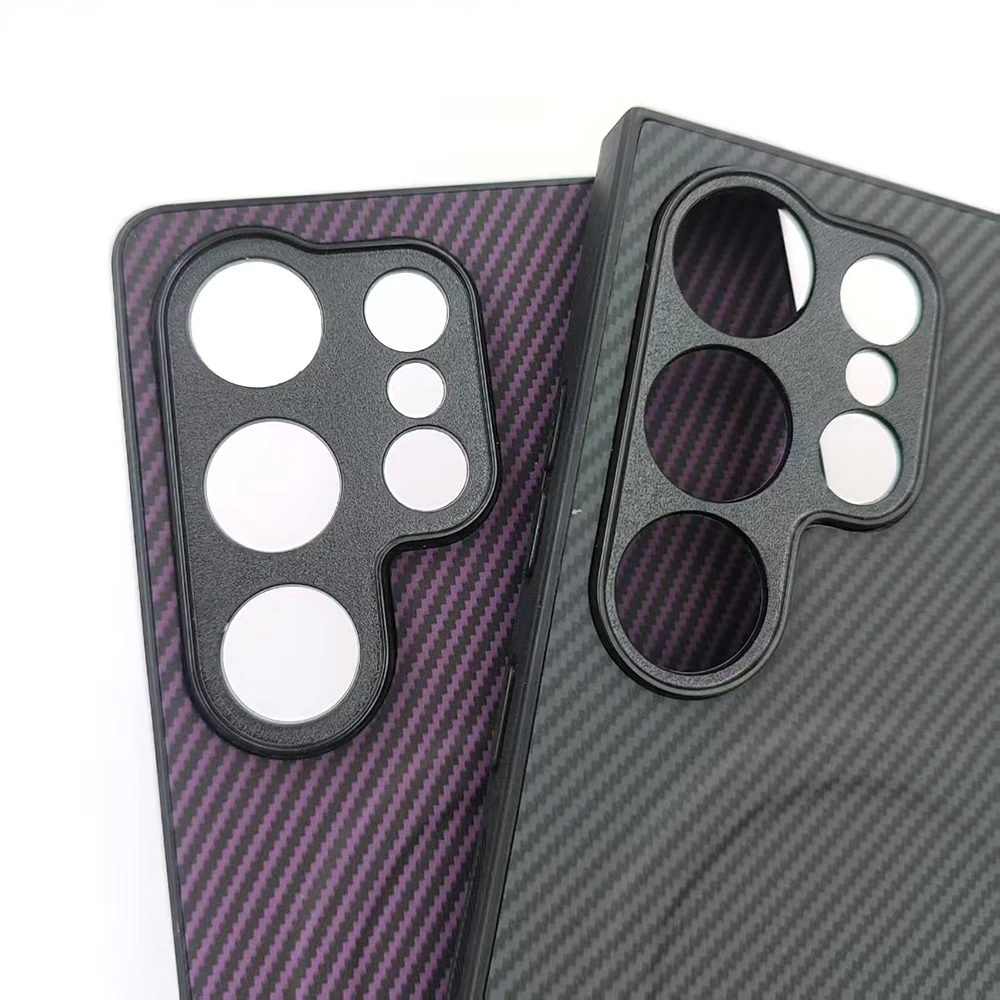 Carbon Fiber Magnetic Magsafe-Compatible Case - Wireless Charging Bumper Cover