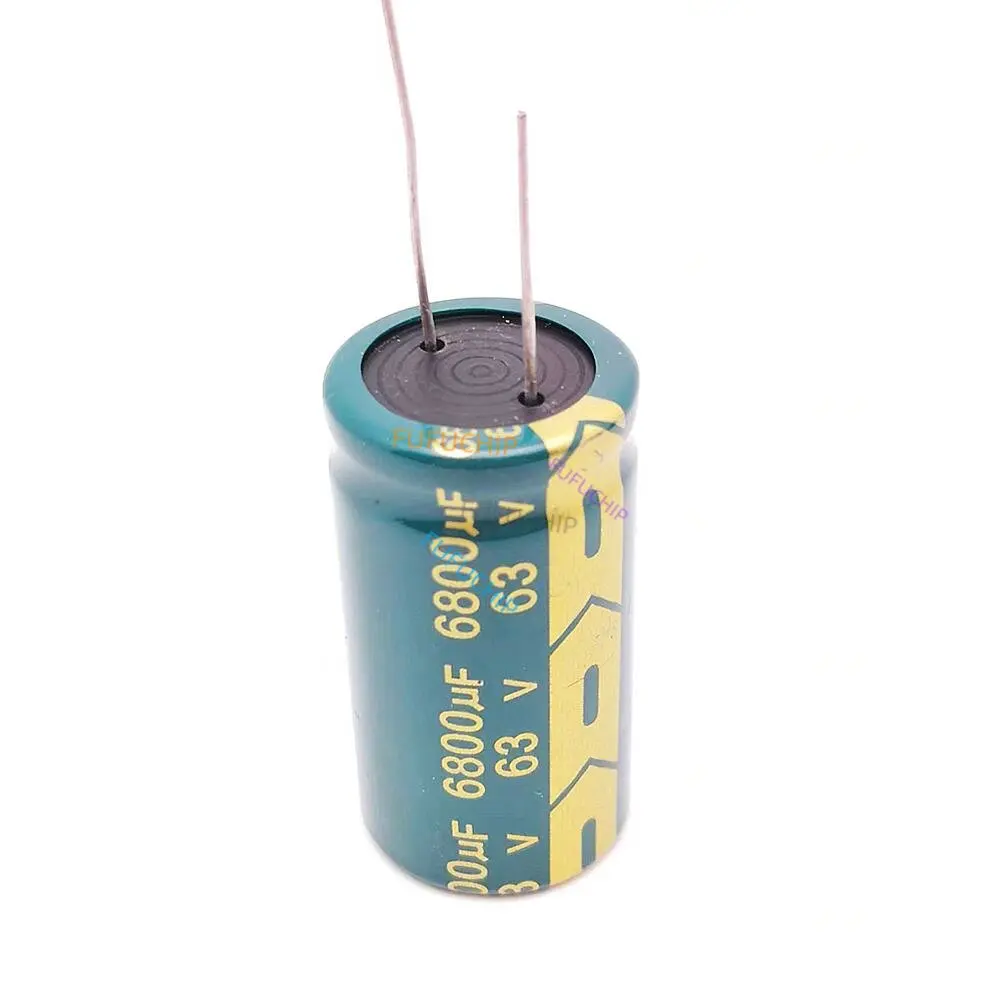 2pcs63v6800ufRadialDIPAluminumElectrolyticCapacitors63v6800uf