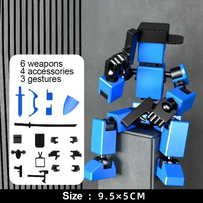 Figures Toys Movable Robot Multi-Jointed Dummy 13 3D Printed Mannequin Action Figure Model Doll Shapeshift Robot Collection Toy - 6