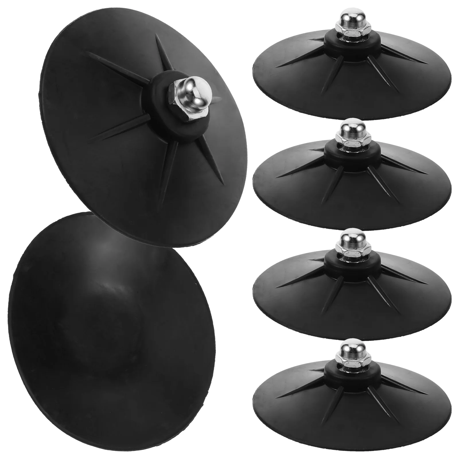 6pcs Punching Bag Cups Heavy Duty Rubber Base Set Freestanding Boxing Stable Accessories Anti Training Equipment