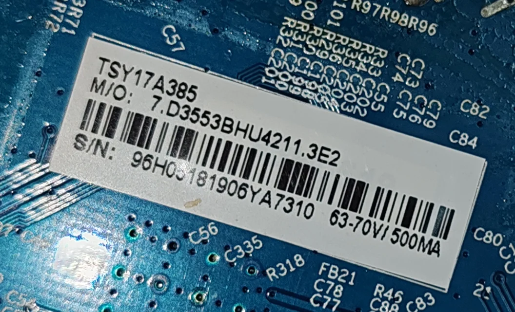 CV3553BH-U42 LED TV 범용 TV 마더보드 스크린 케이블(2가지 다른 인터페이스 포함), 확인 후 주문하세요