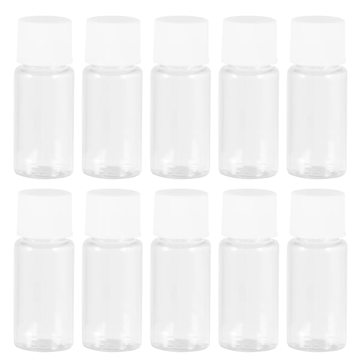 25pcs 10ml Sample Bottles Refillable Plastic Transparent Lotion Bottle Shower Gel Container 25pcs plastic pen protective pouches transparent pencil gift packaging pouches