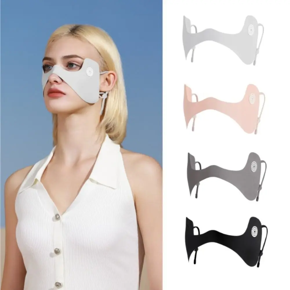 Unisex Sun Protection Anti-UV Ice Silk Face Scarf Face Mask Sport Mask 1