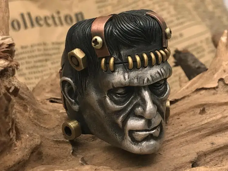 Vintage Fashion Science Eccentric Frankenstein Ring Unisex Hip-hop Punk Open Ring Banquet Jewelry Accessories Gift