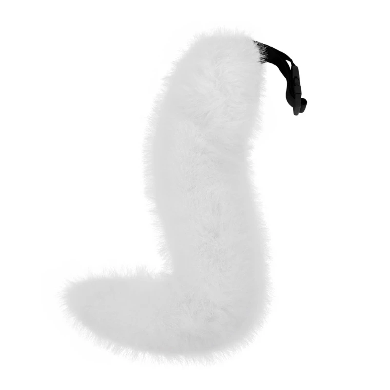 

Lolitas Wolf Tail Soft Long Faux Furs Cats Foxes Costume Tail for Halloween Christmas Fancy Party Costume Adjustable