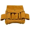 Electrician's Belt Bag Tool Storage Satchel Cowhide Thickened Wear-resistant Pure Cowhide Toolkit Mechanic Dedicated 5