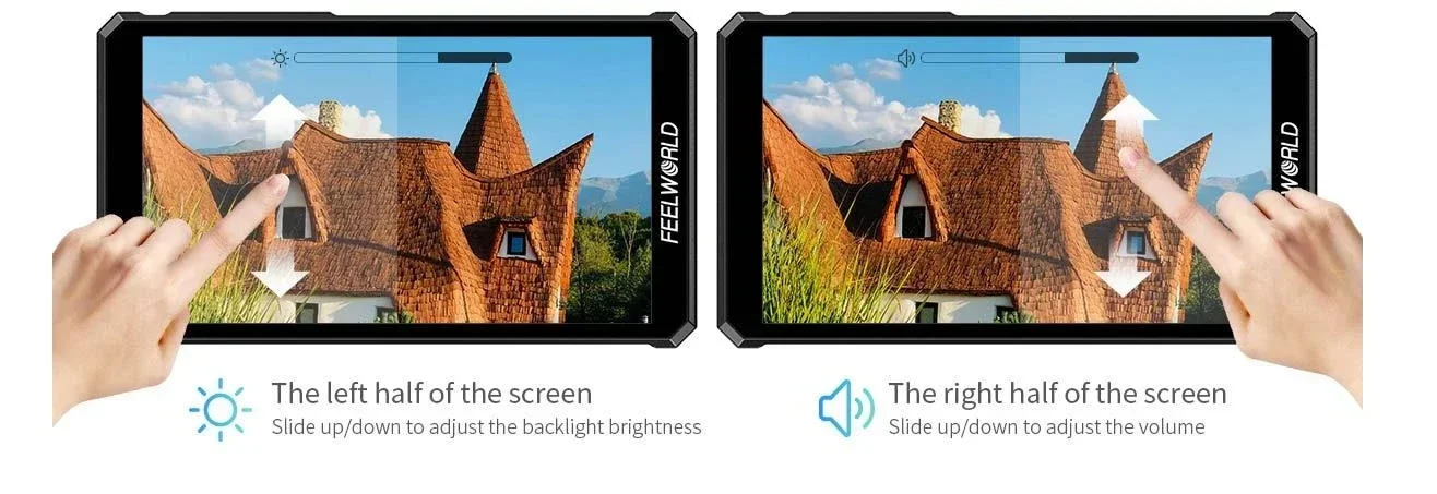 FEELWORLD PS6 5.5" On-Camera Field Monitor IPS FHD1920x1080 4K OLED Touch Screen