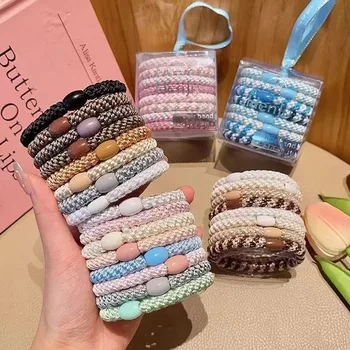 Set di Elastici per Capelli ad Alta Elasticità, Anelli per Capelli, Fasce in Gomma Intrecciate, Accessori per Capelli, Fermacoda