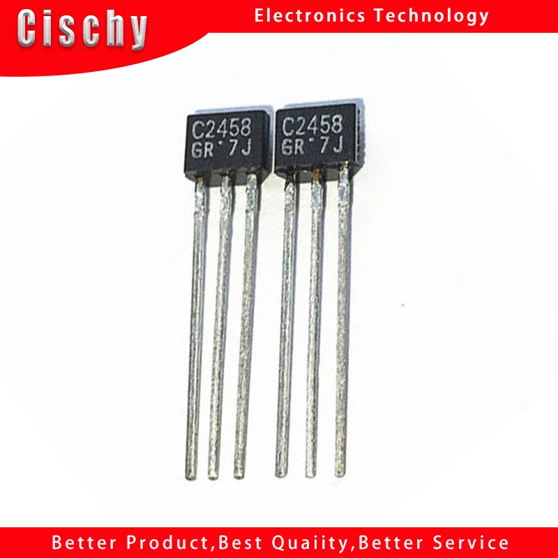 

10pcs/lot 2SC2458 2SC2458GR C2458 TO-92S transistor In Stock