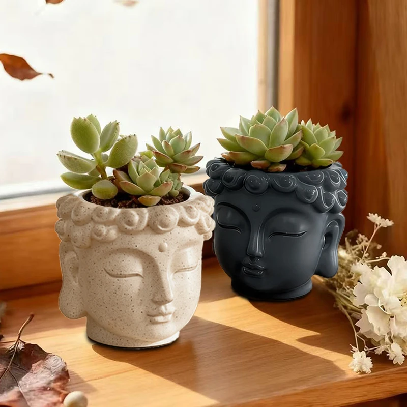 Creative Buddha Statue Flowerpot 5