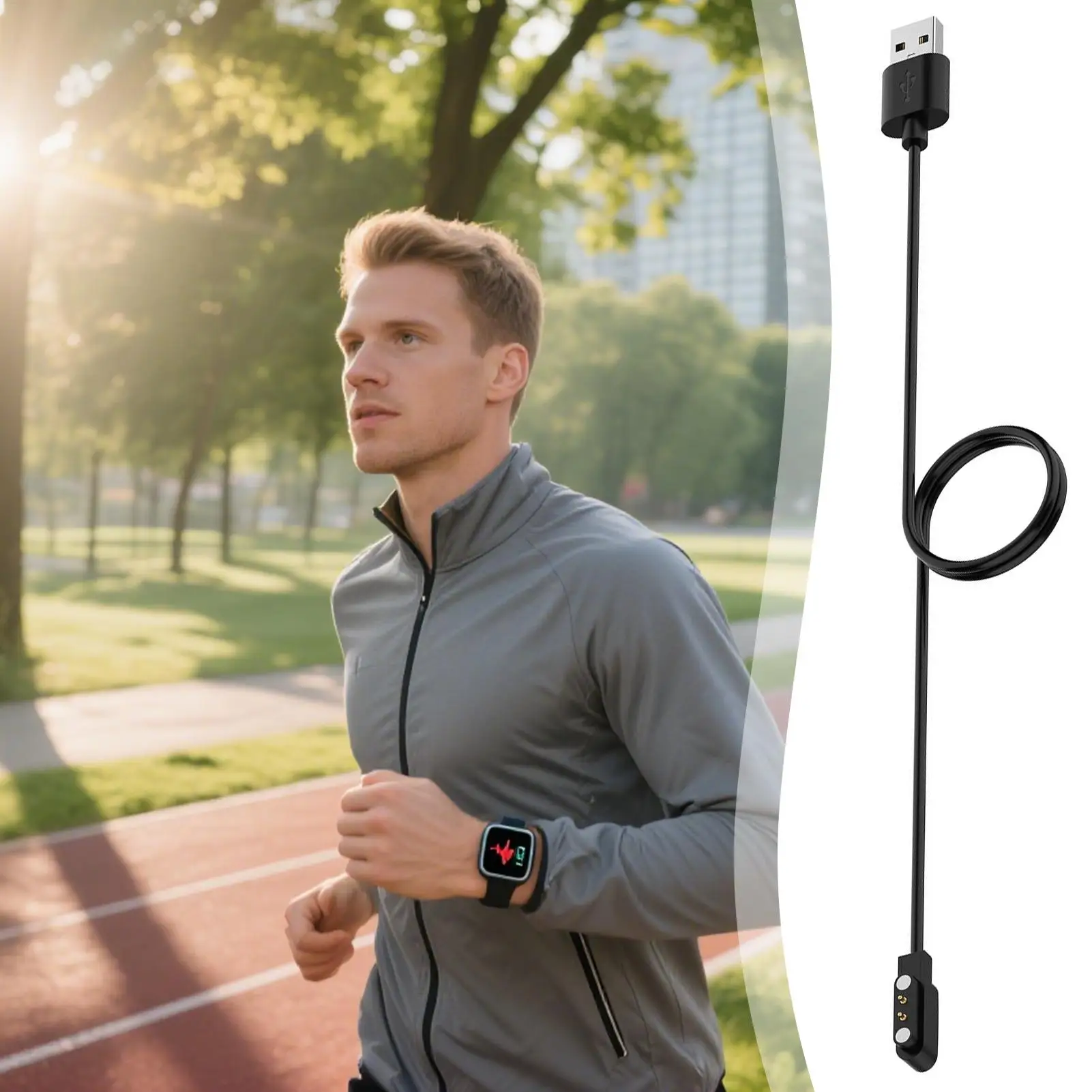 Smart Watch Charger Magnetic Smart Watch Charging Cable Portable Smartwatch Charging Device For Busy Professionals Tech Savvy