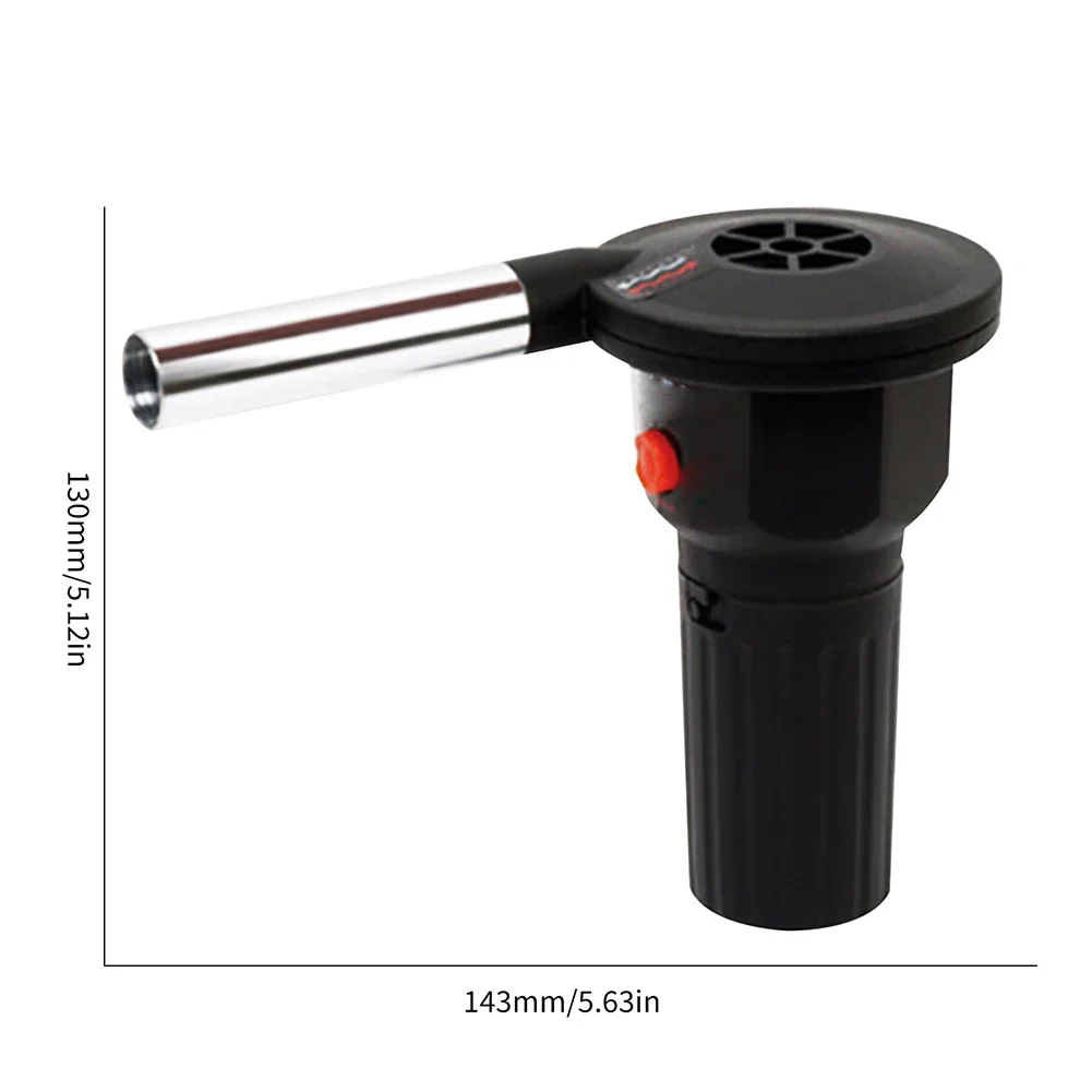 BBQ Electric Fan Air Blower Aluminum Alloy Barbecue Air Blower Handheld Barbecue Grill Fire Bellow Grill Tool Picnic Camping bbq air blower bbq fan