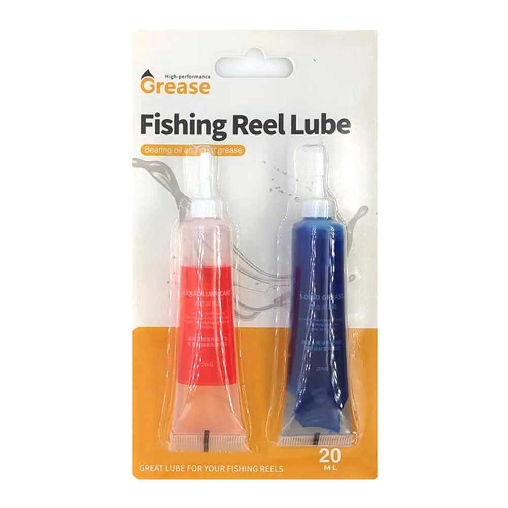 2PCS Fishing Reel Grease 20ml For Fishing Reel Bearing Maintenance Tool