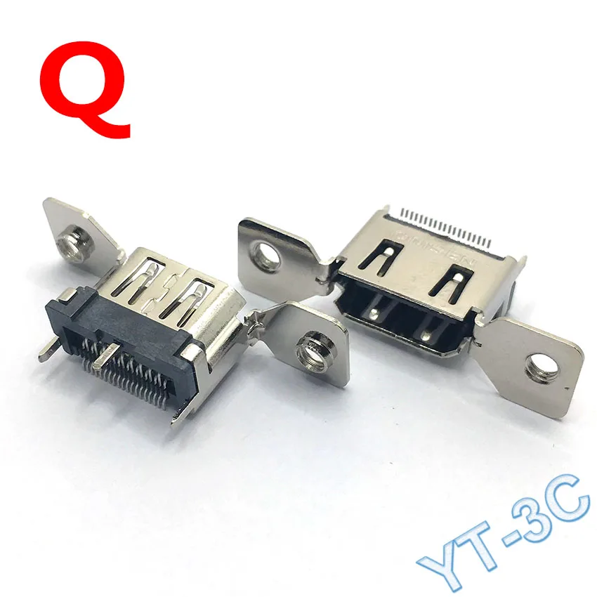 Nova Hdmi 20p Macho Plug Conector Hdmi Fêmea Tomada Jack Reparação Hdmi Substituição Placa Pcb Faça Você Mesmo Parte Conector Peças - Imagem 5
