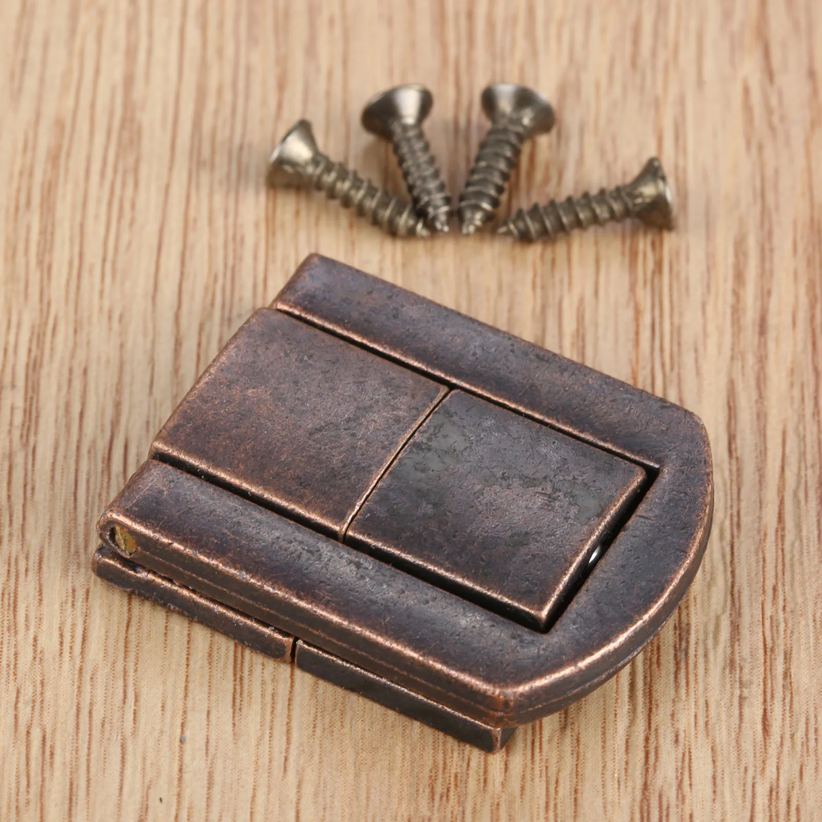 Retro Jewelry Chest Gift Wine Wooden Box Case Toggle Latch Suitcase Hasp Lock Hardware 25*30mm 1pc
