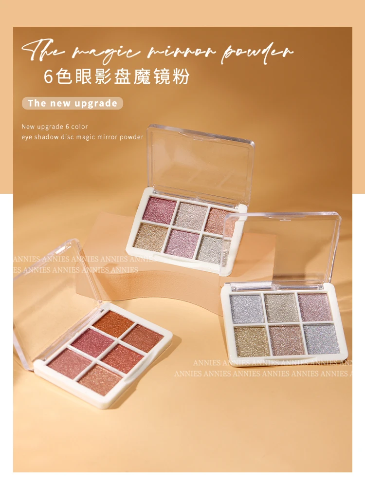 Nail powder set 6 in 1/4 in 1 Solid Chrome Nail Powder 4/6 Colors Mirror Metallic Gold