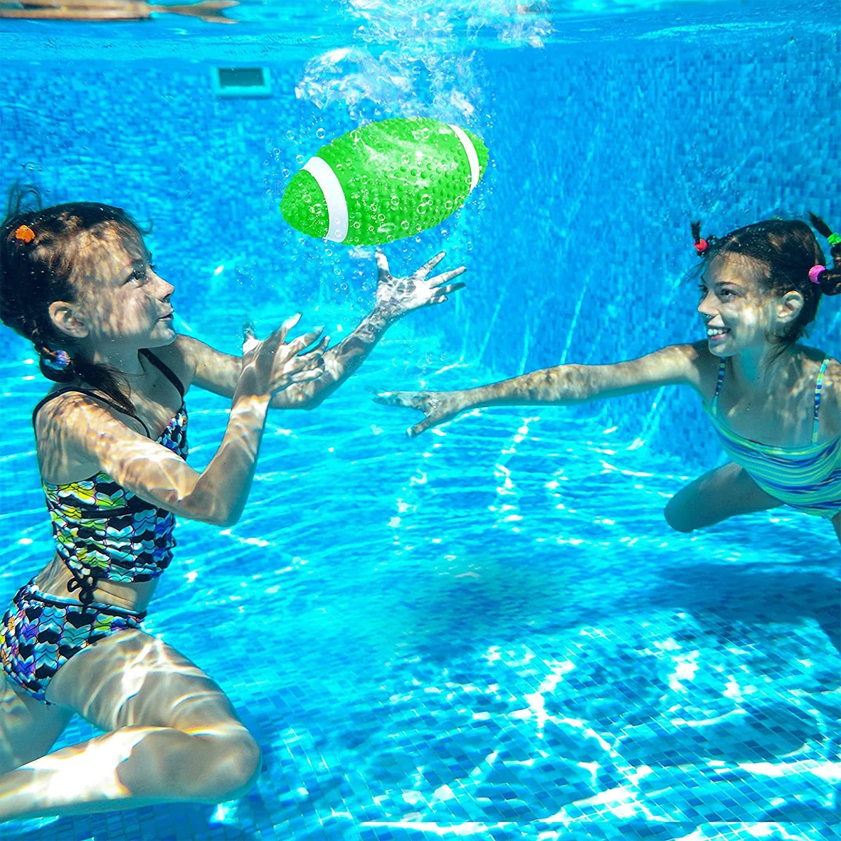 1 Set Rugby Ball Interesting Waterproof Water Inflatable Multiplayer Sports Textured Grip Inflatable Rugby Ball for Pool 5 1 Set Rugby Ball Interesting Waterproof Water Inflatable Multiplayer Sports Textured Grip Inflatable Rugby Ball for Pool 5