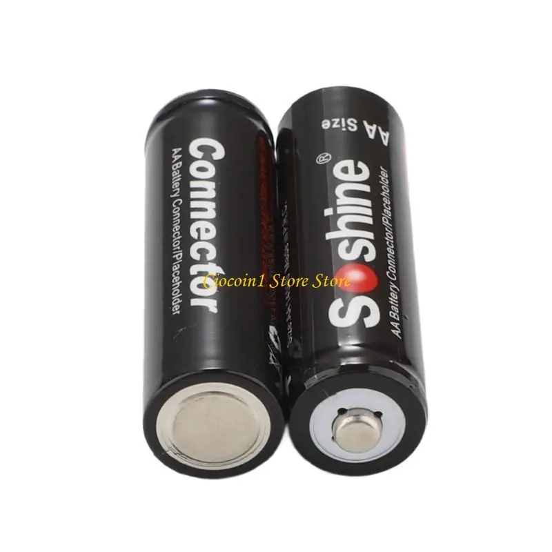 Convertisseur De Batterie AAA Vers AA - Support Espaceur Avec Interrupteur - Neuf