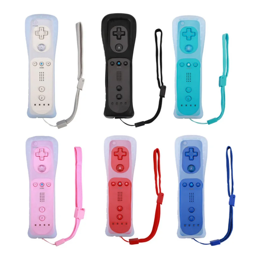 

For Wii Wireless Remote Controller+Nunchuk Control For Nintendo Wii Without Motion Plus Players with Silicone Case Accessory