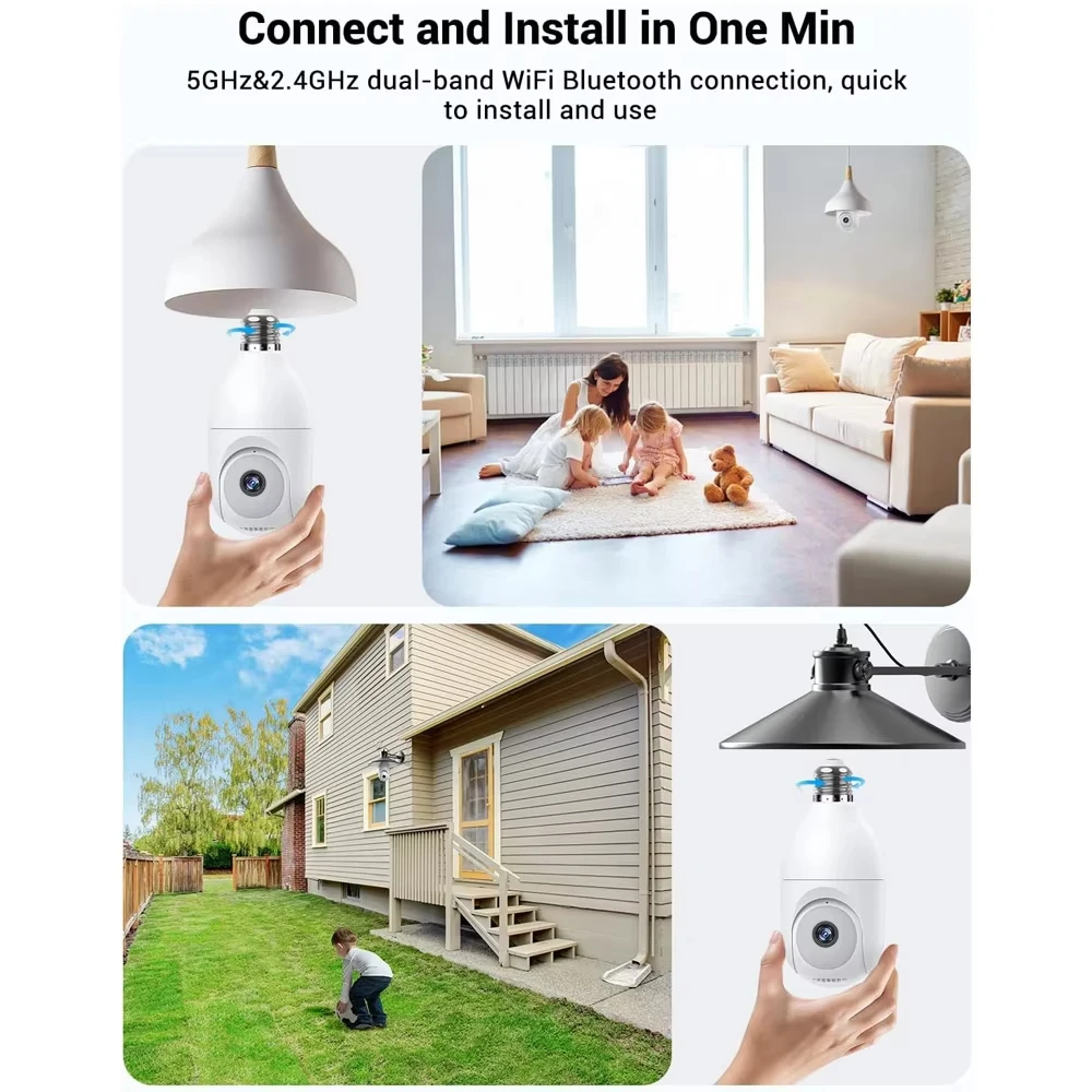 2MP Tuya Wifi IP ī޶ 5G PTZ  ī޶ Ʈ Ȩ ڵ  ߿    WIFI   