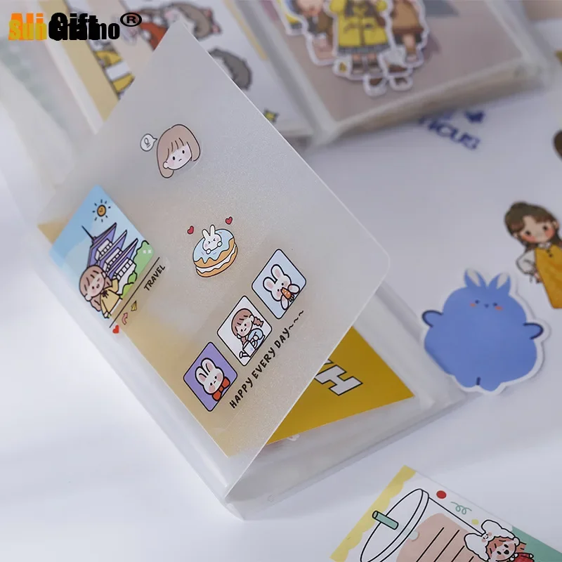 4x6 80 포켓 보관함 책 카드 빌 스티커, 청구서 메모, 좋아하는 사진 앨범, 간편 유형 선물 공예, 포토카드 앨범 사진 