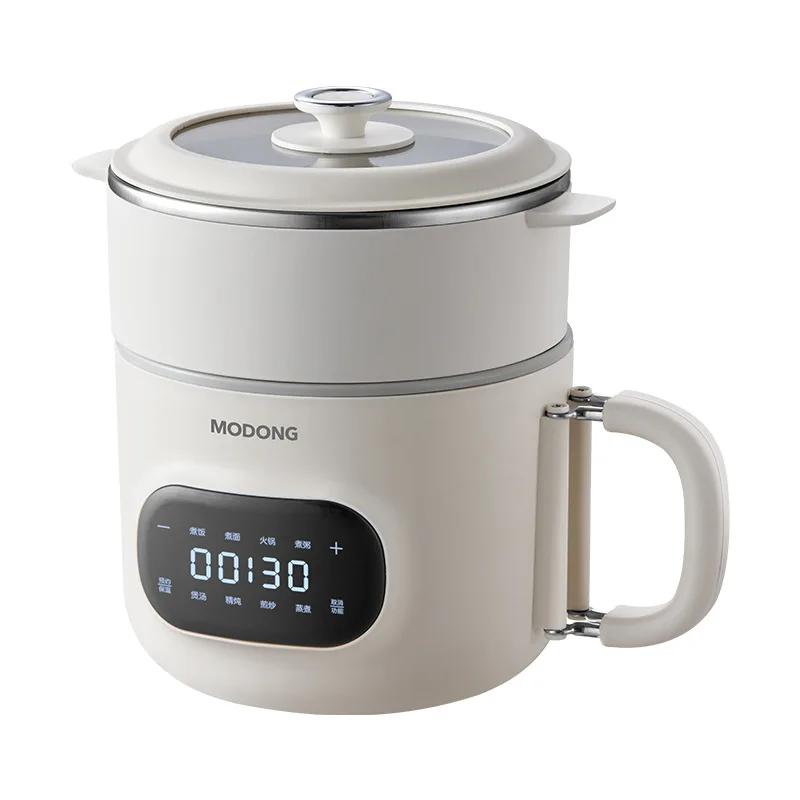 white with steamer
