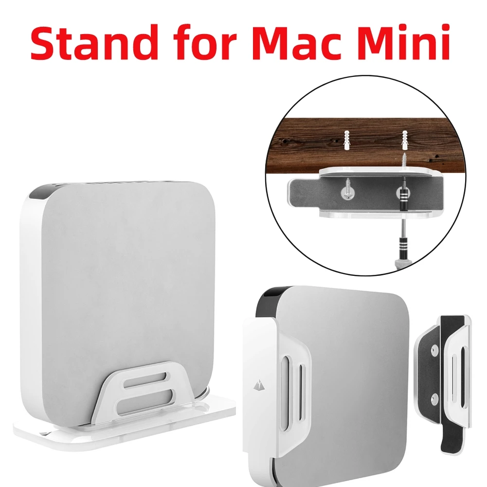 Supporto Da Parete/Da Tavolo Supporto Per Laptop Supporto Verticale In Acrilico Antigraffio Supporto Per Computer Leggero Per Mac Mini 2023 M2 Chip