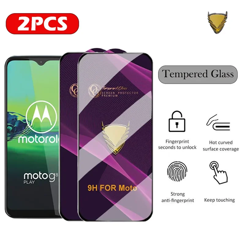 2Pc Full Coverage Precision Engraving Tempered Glass For Motorola Moto G84 G54 G14 Screen Protector For Moto G60 G53 G13  G72