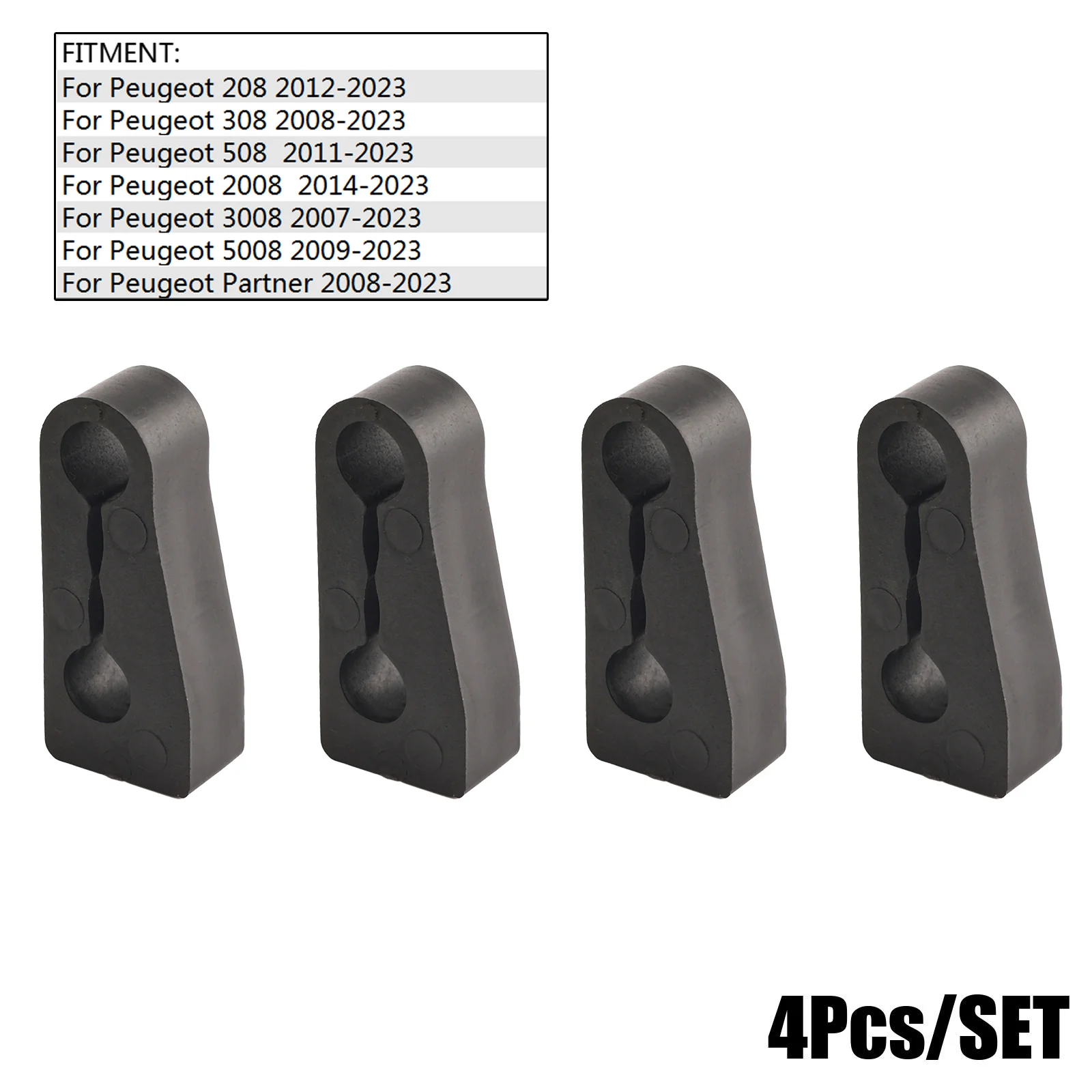 Sound Damper Door Locker For Peugeot 208 308 508 2008 3008 5008 Partner car door lock damper car sound deadener